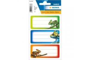 Herma gekkó mintás öntapadós füzetcímkék - 9 db