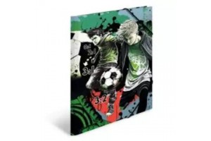 Foci mintás gumis mappa A3