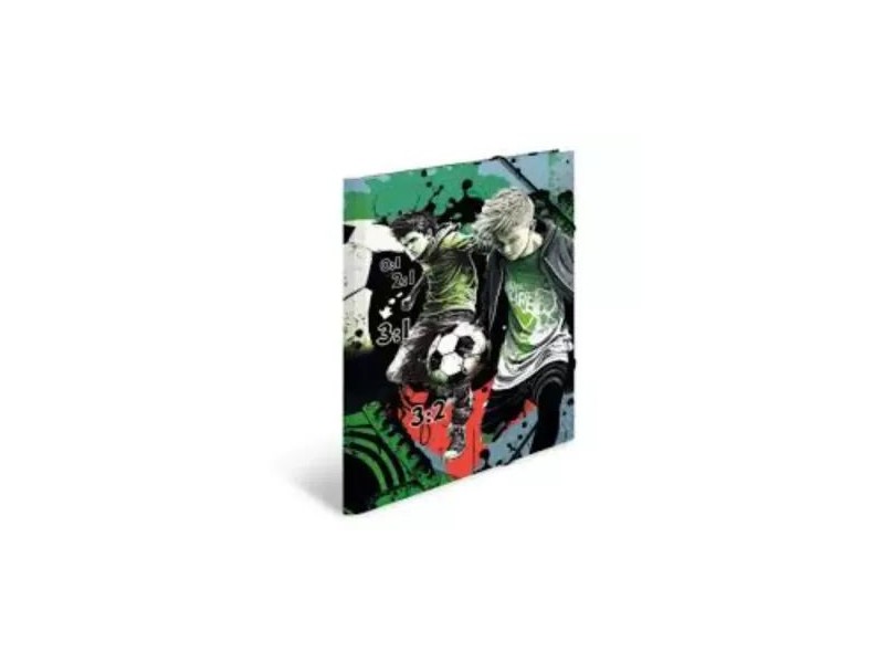 Foci mintás gumis mappa A3