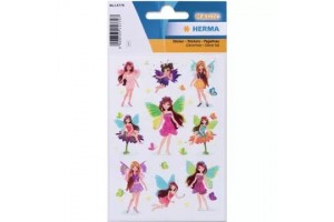 Herma tündér mintás csillogós matrica