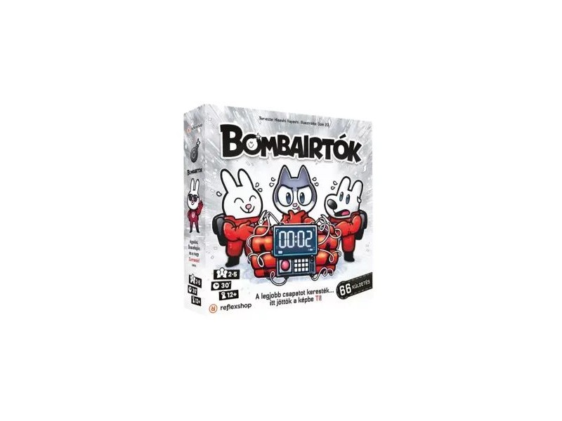 Bombairtók társasjáték — kooperatív bombadefúziós élmény