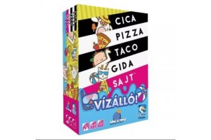 Vízálló Cica-Pizza-Taco kártyajáték