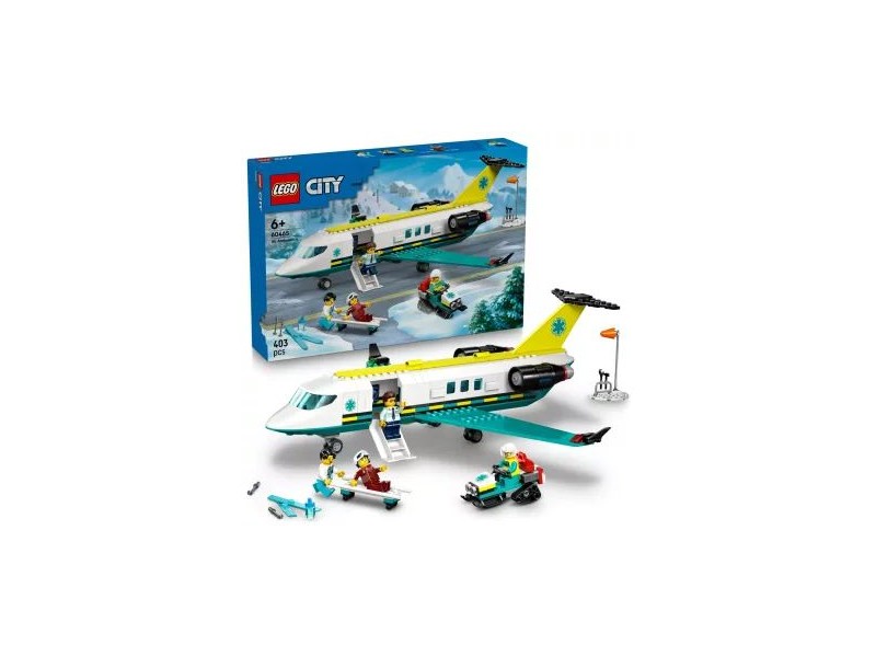LEGO City Sürgősségi mentőrepülőgép 60465