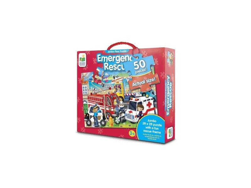 Mentő járművek - 50 db jumbo puzzle (~91×61 cm)