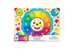 Tanuljuk meg az órát – 12 db tálcás puzzle