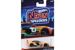 Hot Wheels Neon kisautó — színes, egyedi kerekek