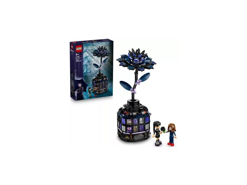 LEGO® Wednesday Fekete dália 76784 – mini üvegház