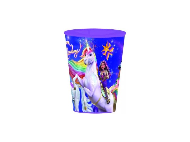 Unikornis Akadémia műanyag pohár 260 ml