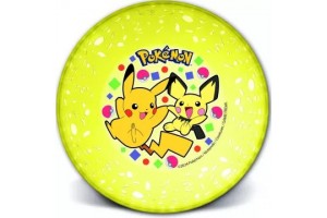POKEMON műanyag mélytányér – sárga (Pikachu, Pichu)