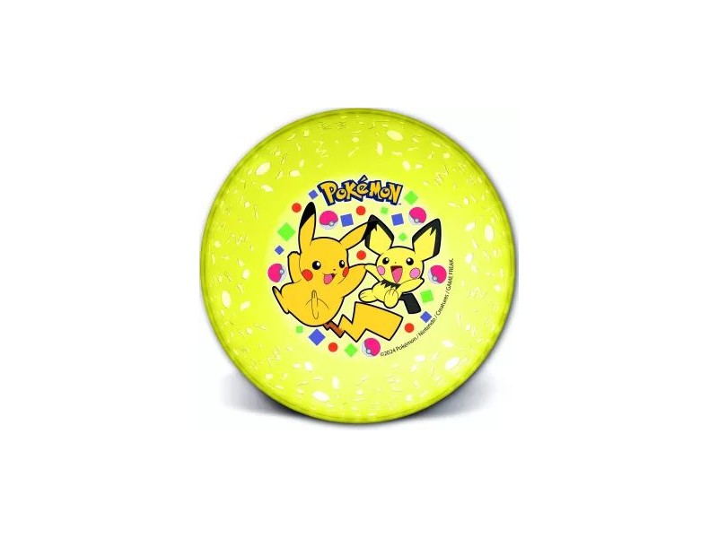 POKEMON műanyag mélytányér – sárga (Pikachu, Pichu)