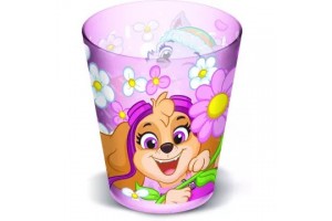 Mancs őrjárat Joy pink műanyag pohár 285 ml