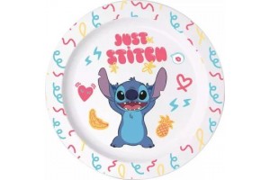 Stitch mikrózható műanyag lapostányér