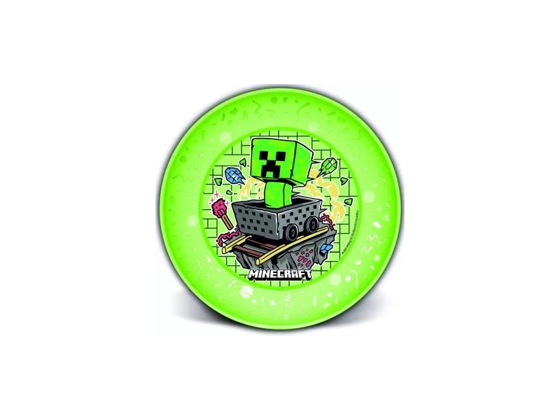 Minecraft Joy műanyag lapostányér 20 cm