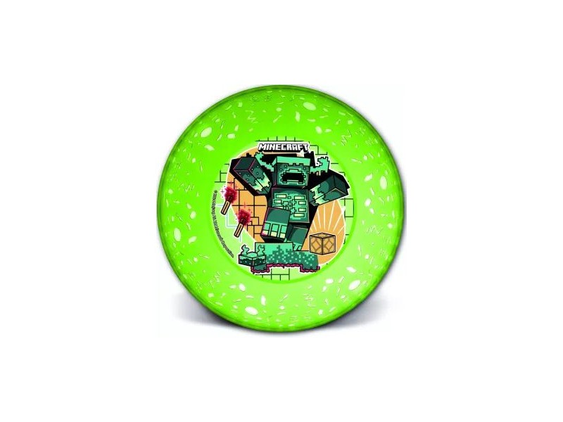 Minecraft Joy zöld műanyag mélytányér