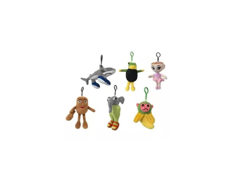 Italian Brainrot plüss kulcstartó, 10 cm