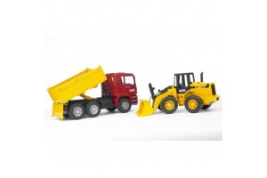 MAN TGA és FR 130 csuklós rakodó játékszett