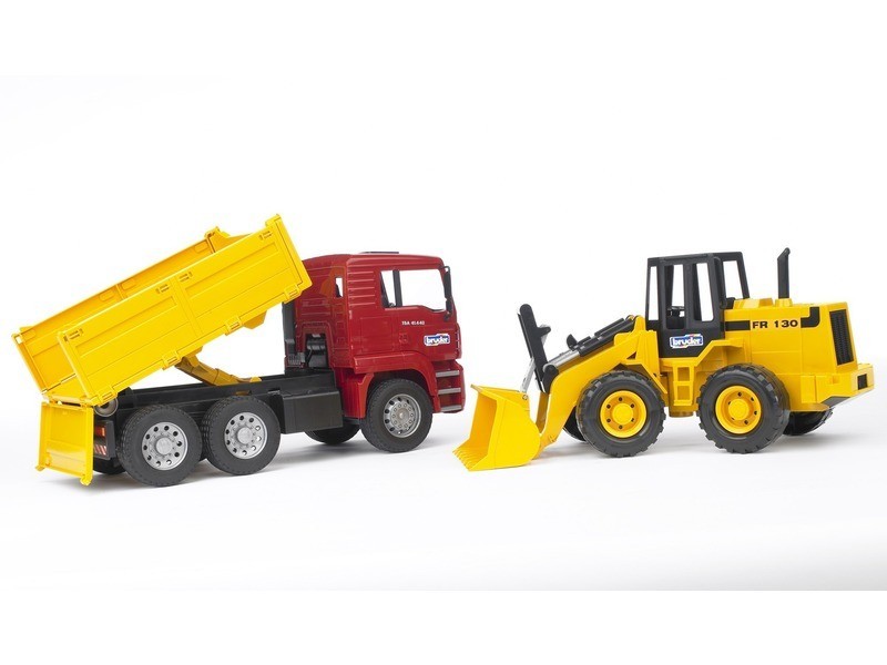 MAN TGA és FR 130 csuklós rakodó játékszett