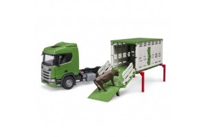 Scania Super 560R szarvasmarha-szállító teherautó kép