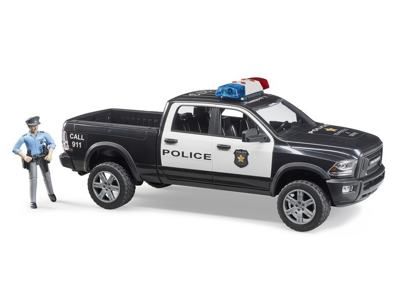 RAM 2500 rendőrautó rendőrrel és tartozékokkal