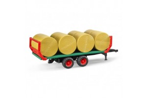 Bálaszállító pótkocsi 8 körbálával