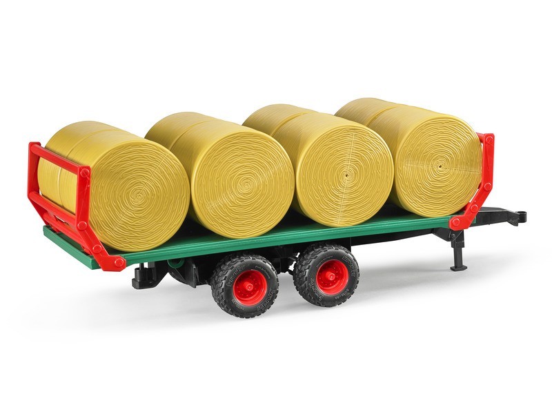 Bálaszállító pótkocsi 8 körbálával