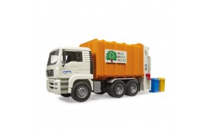 MAN TGA szemétszállító autó - oldalnézet