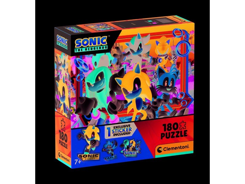 Clementoni 180 db Sonic 4 puzzle - doboz