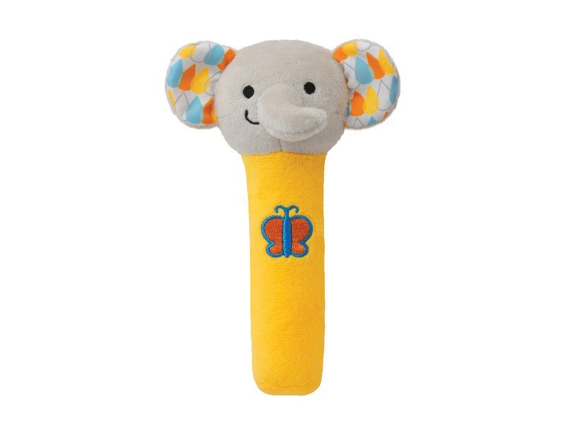 Puha állatos csörgő babáknak