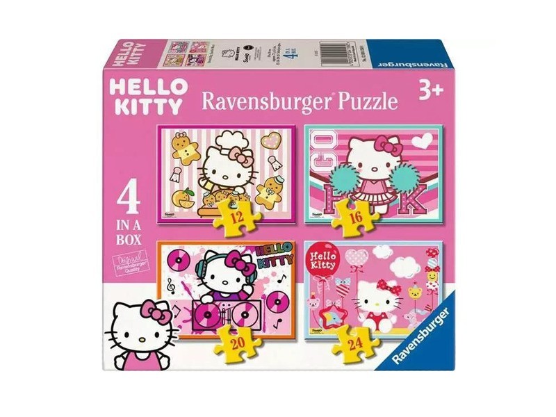 Puzzle 4in1 - Hello Kitty