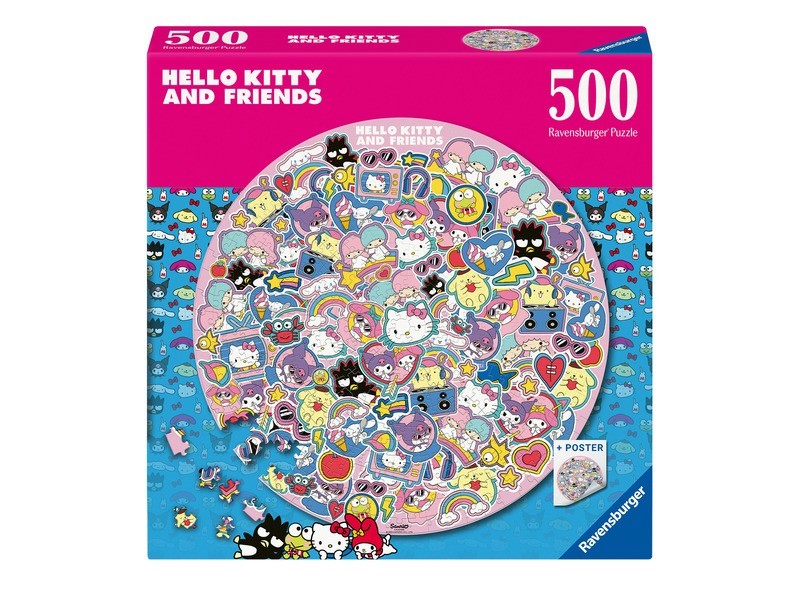 Hello Kitty 500 db körpuzzle