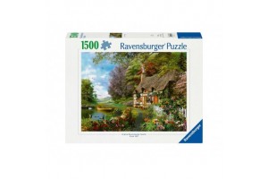 Puzzle 1500 db - Vidéki házikó kép