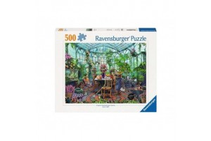 Puzzle 500 db - Reggel az üvegházban