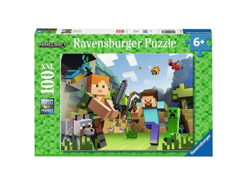 Minecraft puzzle 100 db – Steve és Alex