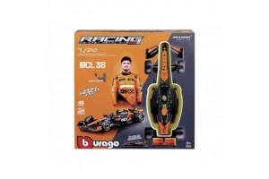 Bburago 1/24 F1 KIT Mclaren MCL38 versenyautó pilótával