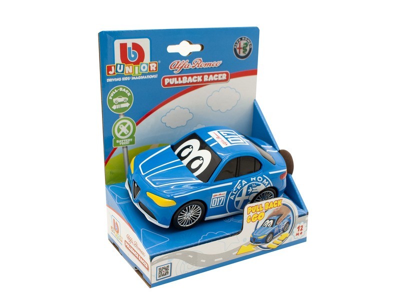 Bburago Jr. visszahúzós Alfa Romeo versenyautó