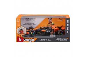 Bburago 1/24 McLaren MCL38 F1 modellautó pilótával