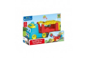Baby Clementoni autószállító bukfencező kisautóval