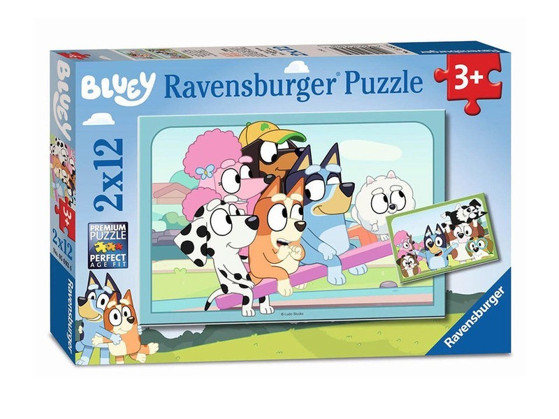 Bluey gyerek puzzle 2x12 db - termékkép