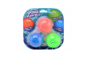 Fröcskölő szivacslabdák, 3 db/csomag