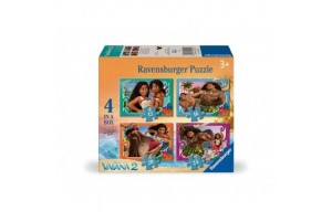 Puzzle 4in1 - Vaiana 2