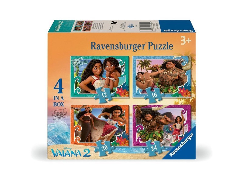 Puzzle 4in1 - Vaiana 2