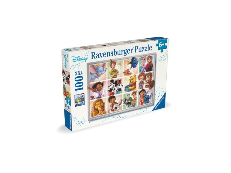 Puzzle 100 db - Disney karakterek
