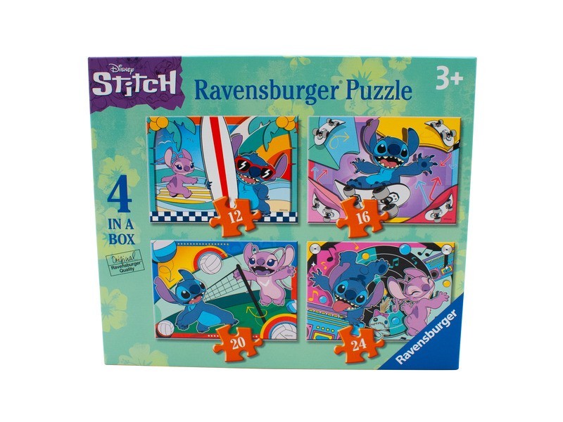 Puzzle 4in1 – Stitch a gyerekeknek