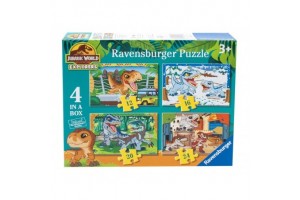 Puzzle 4in1 – Jurassic World borítókép