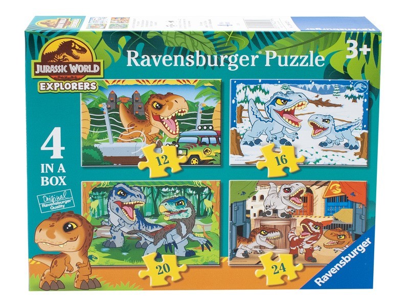 Puzzle 4in1 – Jurassic World borítókép