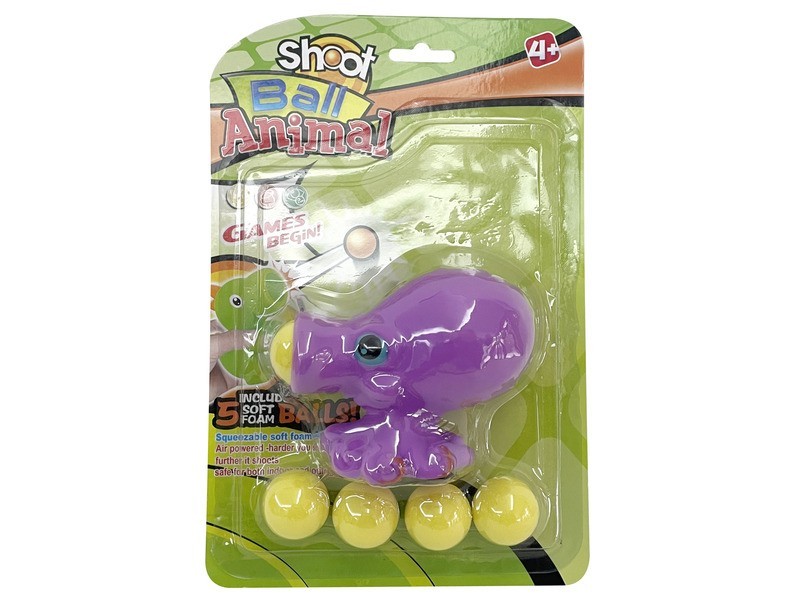 Golyókilövő polip — színes interaktív játék