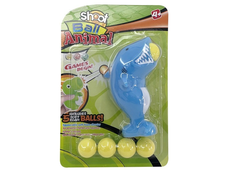 Golyókilövő cápa játék