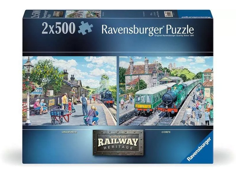 Vasút No1 – 2x500 darabos puzzle