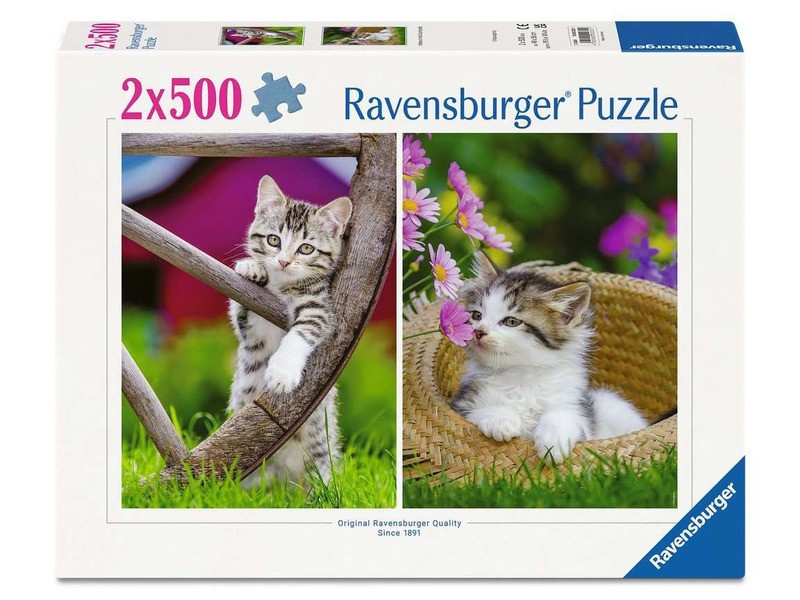 Puzzle - Kiscicák vidéken (2x500 db)