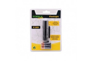 Zseblámpa - 3 változat (USB és elemes)